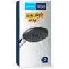 GROHE Vitalio Start 110 El Duşu, 2 Akışlı Yağmur ve Jet Duşu, SmartSwitch, 110mm Yuvarlak Duş Başlığı, Kireç Önleyici Sistem, Krom, 26947001