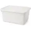 Orret Home 20 Litre Kapaklı Plastik Depolama Kutusu Organizer Kutu Çok Amaçlı Düzenleyici Saklama Kutusu Ev İçi Dolap İçi Oyuncak Kıyafet Banyo Mutfak Organizer Kutusu