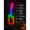 Akıllı Neon LED Şerit 5 Metre – USB Bağlantılı, Uygulama ve Kumanda Kontrollü, Müzik Senkronizasyonlu, Zaman Ayarlı, Çok Renkli Esnek Neon Işık Şeridi, Oda Dekorasyonu ve Gaming Setup