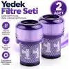 Dyson V12 Detect Slim Dikey Süpürge ile Uyumlu 2li Filtre