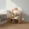 Ahşap Çift Basamaklı Yükseltici Tabure, Çok Amaçlı Ev ve Banyo Basamağı, Dayanıklı Ahşap Tasarım