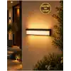 EOS Duvar Aplik 20 Watt LED Lamba, 1800 Lümen 3200 Kelvin Sarı Işık, Banyo, Balkon, Merdiven Duvar Aydınlatma