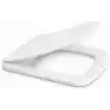 Kare Slim Ultra İnce Yavaş Kapanan Klozet Kapağı, Soft Close Sessiz Mekanizma, Kaymaz Tabanlı Sabit Duruş, Dayanıklı Durolast Malzeme, Kolay Montajlı Universal Uyumlu WC Kapak, Hijyenik ve Uzun Ömürlü