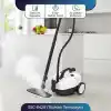 Sinbo SSC-6428 2000W Profesyonel Buharlı Temizlik Makinesi, Buharlı Temizleyici, 5 Bar Güç, Çelik Kazan, 15 Başlık, Derin Hijyenli Güçlü Temizlik (Beyaz)