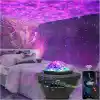 ROBEVE Projektör Gece Lambası Bluetooth Hoparlör Bluetooth Lazer Işıklı Sese Duyarlı Hoparlör Gece Lambası Disko Lambası Parti Lambası