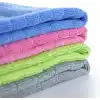 Orret Home 3 Adet Mikrofiber Kareli Mutfak Bezi, 40x40 cm, Leke ve Koku Tutmaz, 1100 GSM, Deterjanla Kullanıma Uygun, Oto Yıkama ve Toz Alma için Simli Bez x3 Adet