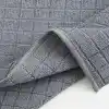 Orret Home 3 Adet Mikrofiber Kareli Mutfak Bezi, 40x40 cm, Leke ve Koku Tutmaz, 1100 GSM, Deterjanla Kullanıma Uygun, Oto Yıkama ve Toz Alma için Simli Bez x3 Adet