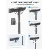 Çift Taraflı Süngerli Cam Sil Aparatı 22 cm Çekçekli Temizlik Aleti Ergonomik Saplı Pencere Duşakabin Ayna Araç Camı Fayans Mermer Parlak Yüzeyler İçin İz Bırakmayan Pratik Silme Ekipmanı