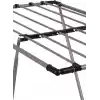MallArt® Gri Katlanabilir Çamaşır Kurutmalığı – Kompakt ve Dayanıklı Metal Gövdeli Kurutma Askısı | Banyo, Balkon, Teras ve Bahçe Kullanımı için Uygun