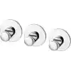 IKEA SKOGHALL elbise askısı krom kaplama 3lü set