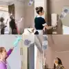 Orret Home 240 Cm Teleskopik Uzatılabilir Mikrofiber Yumuşak Başlıklı Toz Alma Fırçası, Püskülü Bükülebilir Dip Köşe Başlık, Boşluk Temizleme Ve Almak İçin Uzayabilir Fırça