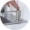 Paslanmaz Çelik Sıvı Sabunluk Pompası Lavabo Tezgah altı Mutfak lavaboları banyo tezgahları