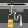 Paslanmaz Çelik Sıvı Sabunluk Pompası Lavabo Tezgah altı Mutfak lavaboları banyo tezgahları