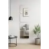 4 Adet Kendinden Yapışkanlı Pleksi Ayna Levha, Kırılmaz Akrilik Duvar Aynası, Dekoratif ve Modern Yapıştırmalı Panel, Hafif Parlak Pleksi Duvar Dekoru, Ev ve Ofis (4, Silver, 15x15)