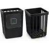 Orret Home 2 Adet Duvara Yapışkanlı Mini Sepet Organizer Diş Fırçası Tarak Kalemlik Çok Amaçlı Banyo Mutfak Ofis Düzenleyici Sepet 8,5 x 8,5 x 11 cm
