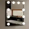 Coverzone 10lu Set Makyaj Aynası Işığı Banyo Yatak Odası Işığı Hoolywood Tarzı Led Makyaj Lambası 3 Farklı Renk Modu Makyaj Odası Işığı Mirror1