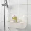 IKEA TISKEN Vantuzlu Sepet Beyaz