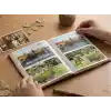 Rabsev RS4 Fotoğraf Albümü 10x15cm 200 Fotoğraf Kapasiteli Bordo Renkli Çiçek Desenli Anı Albümü