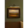SekaTech Siyah Kasa LED Flüt Resim Aplik | 6W | 3200K Gün Işığı | 35cm | Duvar Tipi Ayna/Tablo Üstü Dekoratif Işık | IP20 İç Mekan Kullanım
