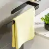 Orret Home Siyah Yapışkanlı Solo Peçetelik ve Havluluk – Paslanmaz Metal Lüks Tasarım Kağıt Havlu Askısı, Delmeden Montajlı Mutfak ve Banyo Peçete Tutucu