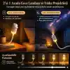 Amber LED Galaksi Projektör Gece Lambası, Yıldız Yansıtmalı USB Işık