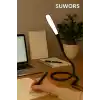 USB LED Masa Lambası – 14 Ledli, 3 Kademeli Dokunmatik Işık, Esnek Boyunlu Kitap Okuma & Çalışma Lambası