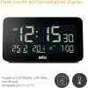Braun Dijital Çalar Saat, Tarih, Ay ve Sıcaklık Göstergesi, Negatif LCD Ekran, Hızlı Ayarı, Artışlı Bip Alarmı, Siyah, BC10B Modeli (1li Paket)