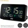 Braun Dijital Çalar Saat, Tarih, Ay ve Sıcaklık Göstergesi, Negatif LCD Ekran, Hızlı Ayarı, Artışlı Bip Alarmı, Siyah, BC10B Modeli (1li Paket)