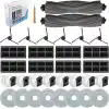 Dreame L40 Ultra | X40 Ultra | Mova P10 Pro Ultra ile uyumlu yedek parça seti - 8 robot elektrikli süpürge torbası, 8 silme pedi, 8 filtre, 6 yan fırça, 2 kauçuk ana fırça