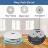 Dreame L40 Ultra | X40 Ultra | Mova P10 Pro Ultra ile uyumlu yedek parça seti - 8 robot elektrikli süpürge torbası, 8 silme pedi, 8 filtre, 6 yan fırça, 2 kauçuk ana fırça