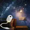 Galaxy Yıldızlı Gökyüzü Projektörü, 2si 1 Arada 360° Ayarlanabilir LED Uzay Samanyolu Lambası, 12 Adet Film Diskli Yıldızlı Gökyüzü Projektörü, Yatak Odası Parti Dekorasyon Hediye İçin Tavan