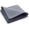 Silva Mikrofiber İnatçı Zor Kir Bezi 27 x 27 cm - Yağ ve Zorlu Kiri Çizmeden Söker, Ankastre, Fırın, Teflon Tava, Çelik Tencere, Duşakabin ve Lavabo İçin, Islak ve Kuru Kullanım, Gri