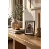 Busstier Fotoğraf Çerçevesi Dekoratif Modern Tasarım Duvar ve Masaüstü Kullanıma Uygun Şık Resim Çerçevesi Ev Ofis Dekorasyon Çerçeve (Koyu Kahverengi Derin)