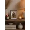 Busstier Fotoğraf Çerçevesi Dekoratif Modern Tasarım Duvar ve Masaüstü Kullanıma Uygun Şık Resim Çerçevesi Ev Ofis Dekorasyon Çerçeve (Koyu Kahverengi Derin)