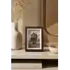 Busstier Fotoğraf Çerçevesi Dekoratif Modern Tasarım Duvar ve Masaüstü Kullanıma Uygun Şık Resim Çerçevesi Ev Ofis Dekorasyon Çerçeve (Koyu Kahverengi Derin)