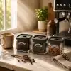 Kilner Borosilikat cam kapaklı saklama kabı, 500 ml, hava geçirmez, vakumlu mühürlü, bulaşık makinesinde yıkanabilir, kapaklı saklama kutusu, BPA içermez, 10,4 x 10,4 x 7,2 cm