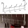 Orret Home 12L Metal Kapı Arkası Askı, Amerikan Kapı Arkası Askılık, Banyo, Mutfak, Yatak Odası İçin Krom Askı (2 Adet)