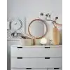 IKEA TROMMA duvar saati, 25 cm, beyaz