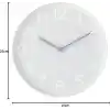 IKEA TROMMA duvar saati, 25 cm, beyaz
