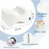 Visco Ortopedik Bacak Arası Yastığı – Hamileler İçin Destek Minderi | Bel, Bacak ve Kalça Ağrısı İçin Uyku Yastığı | Yıkanabilir Kılıflı Ergonomik Diz Arası Yastık