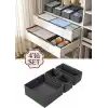 Orret Home 4’lü Katlanabilir Çekmece Düzenleyici Organizer Seti, Çekmece İçi Çamaşır Organizer Kutuları, İç Çamaşırı Çorap Sütyen Düzenleyici