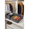 Orret Home 4’lü Katlanabilir Çekmece Düzenleyici Organizer Seti, Çekmece İçi Çamaşır Organizer Kutuları, İç Çamaşırı Çorap Sütyen Düzenleyici