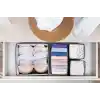 Orret Home 4’lü Katlanabilir Çekmece Düzenleyici Organizer Seti, Çekmece İçi Çamaşır Organizer Kutuları, İç Çamaşırı Çorap Sütyen Düzenleyici