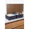 Orret Home 4’lü Katlanabilir Çekmece Düzenleyici Organizer Seti, Çekmece İçi Çamaşır Organizer Kutuları, İç Çamaşırı Çorap Sütyen Düzenleyici