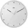 Braun Klasik büyük analog duvar saati sessiz saat mekanizması, kolay okunan kadran, 30 cm çap, beyaz model BC17W.