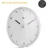 Braun Klasik büyük analog duvar saati sessiz saat mekanizması, kolay okunan kadran, 30 cm çap, beyaz model BC17W.