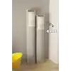 Pencereli Halı Hurcu Gri Çizgili – Fermuarlı Toz Geçirmez Organizer Hurç, Büyük Kapasiteli Saklama Torbası (1 Adet) (6m² 38x210 Cm)