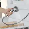 ONECE Bulaşık Durulama Başlığı 2 Jet Modlu El Duşu Mutfak Yedek Duş Başlığı Mutfak Bataryası ve Lavabo Mikseri için, Mat