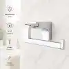 Alper Banyo F1 Model Lüx Paslanmaz Krom Tuvalet Kağıdı Askısı, Montajlı Metal WC Kağıtlık, Parlak Krom Banyo Aksesuarı, Duvara Vidalı Tuvalet Kağıdı Tutucu, 5 Yıl Garantili