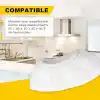 KEEPOW 4 parça Kärcher buharlı temizleyici aksesuarları, el başlığı aksesuarları, Kärcher buharlı temizleyici SC 1 SC 2 SC 3 SC 4 SC 5 ile uyumlu (Kärcher el nozulu için)